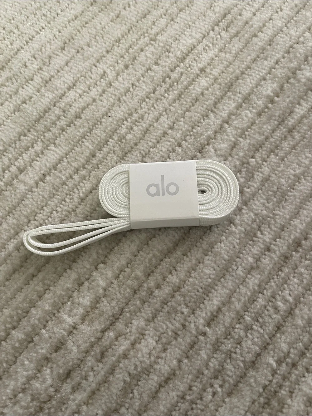ALO BNWT white laces